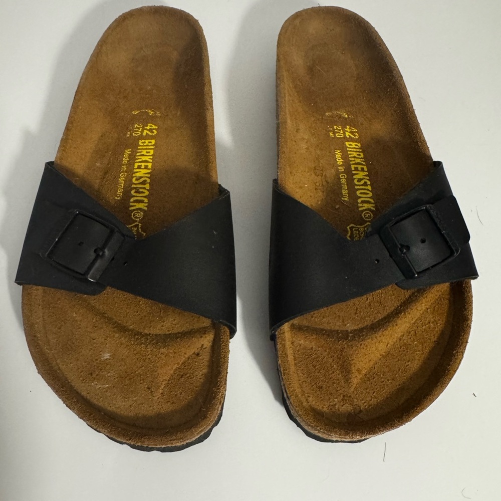 Birkenstock Black and Brown Sandals